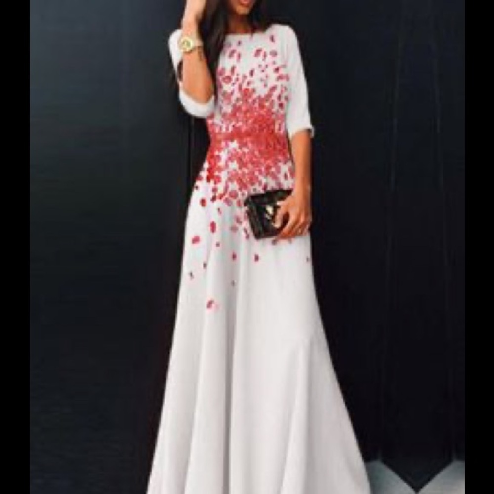 Orderplus Maxi Dress, Size L, NEW